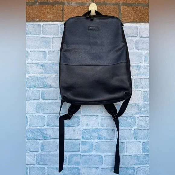 Bolvaint Giles leather and canvas backpack