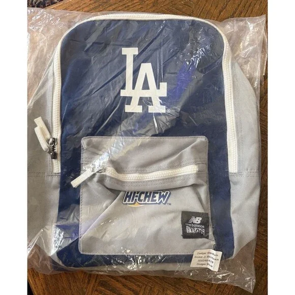 NEW MLB Los Angeles Dodgers New Balance Hi-Chew School / Gym / Work Backpack