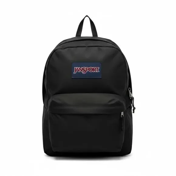 JanSport SuperBreak One Backpack Black School Bookbag JS00T501 Lightweight New