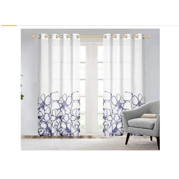 2-Pack Curtain Rods for Windows 18 to 45 Inch 1.5-3.75 Feet, 1