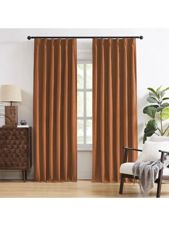 Rust Terracotta Blackout Curtains 90