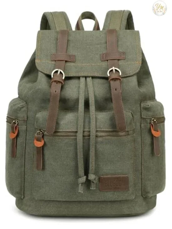 Vintage Canvas Backpack 15.6