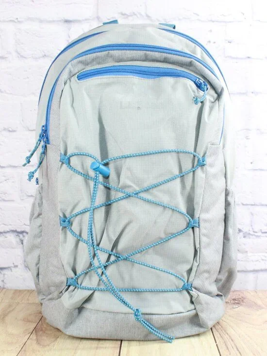 LL Bean Big Kids Comfort Carry Laptop Pack 30L School Backpack Classic Blue