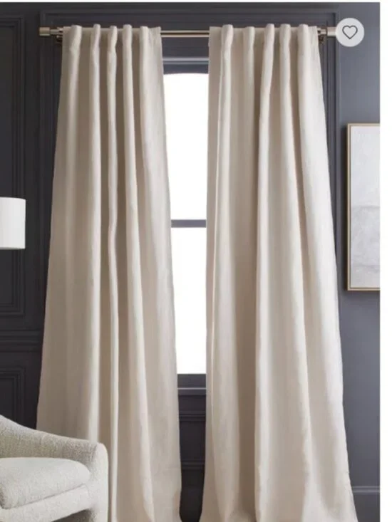 Quince Heavyweight European Linen Curtain 48