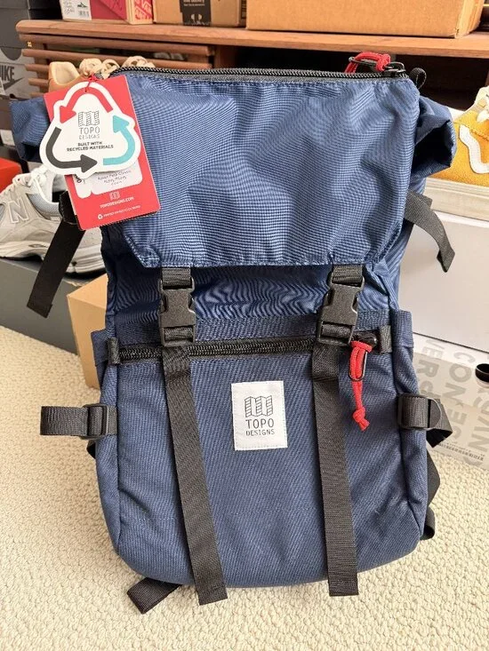 NWT Topo Designs Rover Pack Classic 20L Navy/Navy Backpack