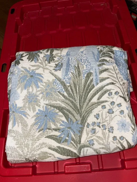 Anthropologie Kanela Woven Scenic Curtain