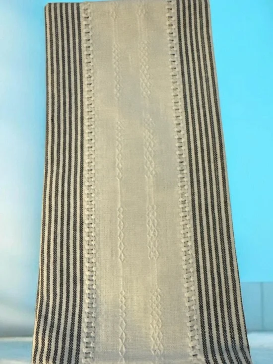 Neutral Stripe Decorative kitchen towel