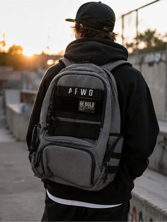 Alpha Forward AFWD NOVEL Gray Backpack w/ Insulated Cooler Rare Tactical
