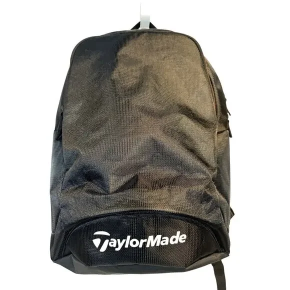 TaylorMade Backpack Black‎ Golf Caddy Carry On Computer Travel Bag TM 3.0