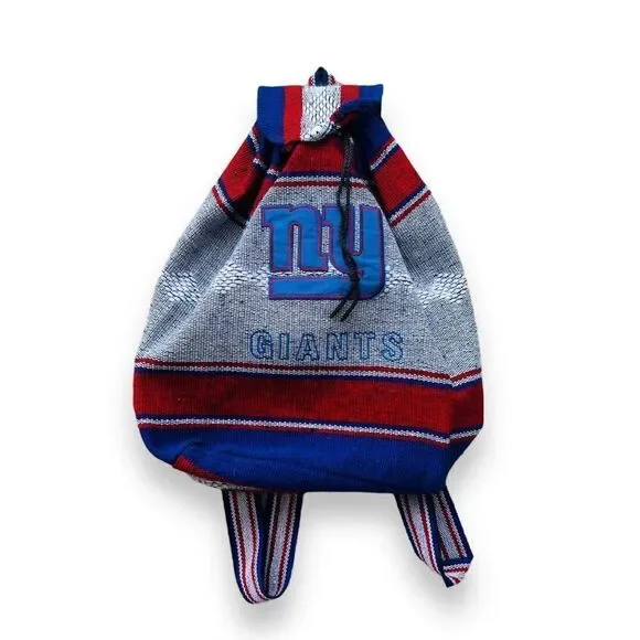 NY‎ Giants Mexican Blanket Embroidered Backpack Grey / Red / Blue
