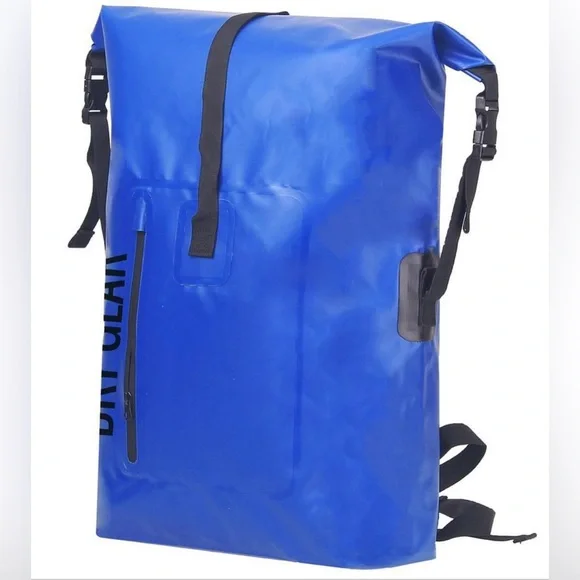 Mad Men Drygear‎ Dry Bag Tactical Backpack Waterproof PVC Blue Outdoors NWT