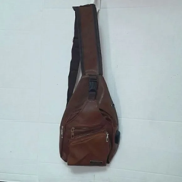 Unisex Mini Backpack/Fanny Pack/Chest Bag with hole for 