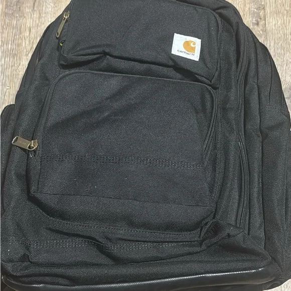 Carhartt Black Utility Backpack with Front Organizer Pockets