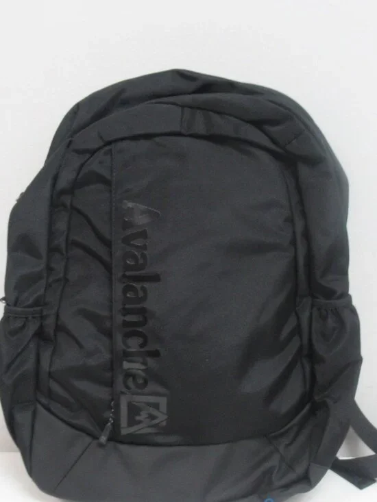 NWT Avalanche Outdoor Supply Company Black Canvas Riley Backpack