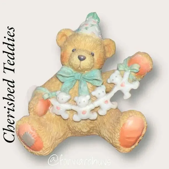 Cherished Teddies Unfolding Happy Wishes Four You Age 4 911305 1992