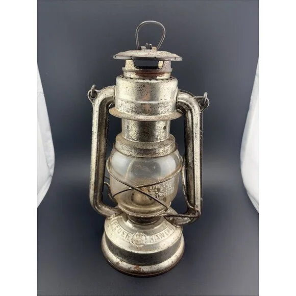 Vintage Feuerhand No. 275 Baby Lantern lamp West Germany Original Glass