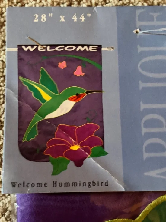 Hummingbird Decorative Flag