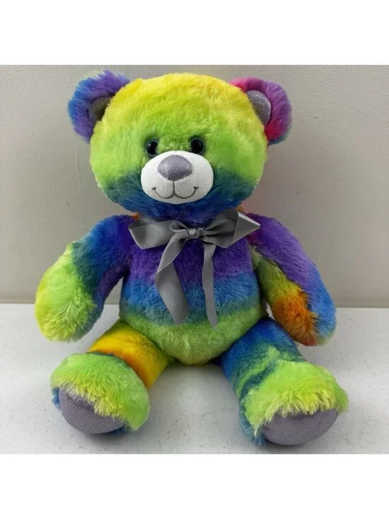 Bear Stash Jar Rainbow Sparkle Bear Plush Hide Valuables Secret Storage