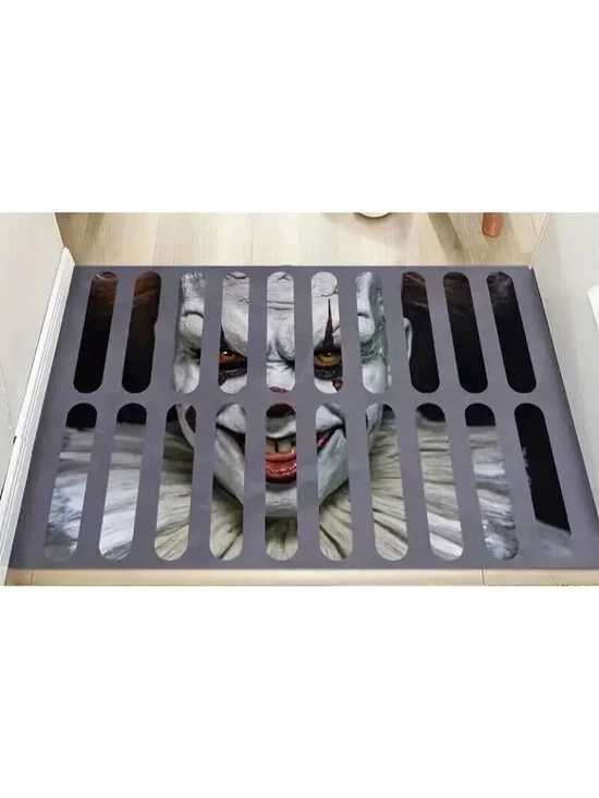 Halloween 3D Horror Movie Characters Door Mat 15x23 new