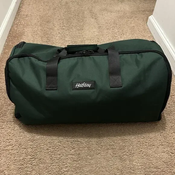 Halfday Garment Duffel Bag Green *NO SHOULDER STRAP