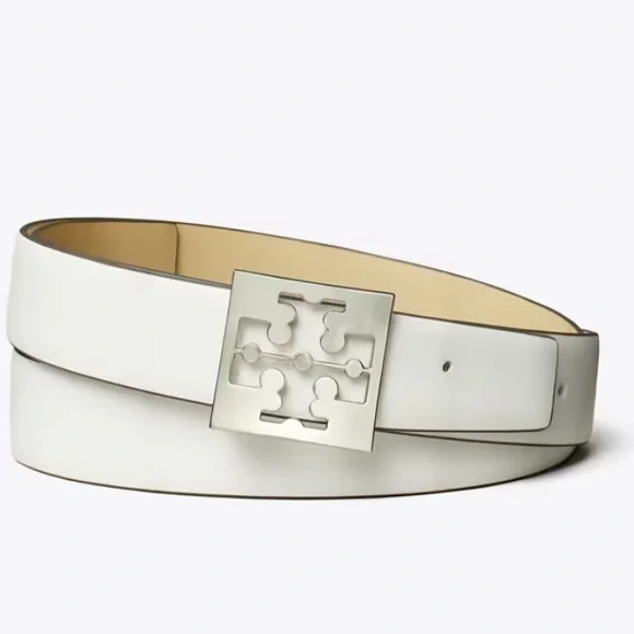 Tory Burch SQUARE LOGO BELT