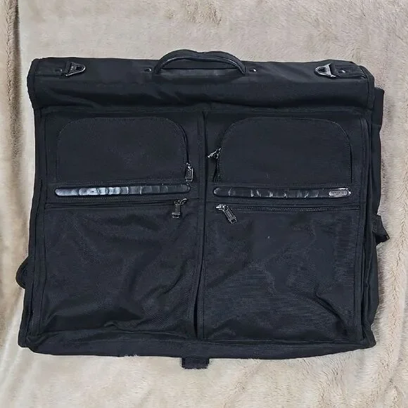 Tumi Ballistic Nylon Black Garment Bag Luggage Travel Suitcase