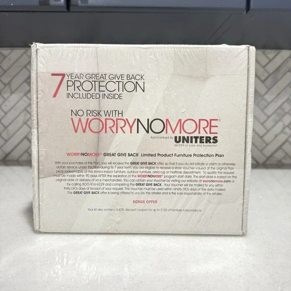 WorryNoMore Uniters Furniture Care Kit Leather‎ Fabric Wood Cleaner NEW Sealed
