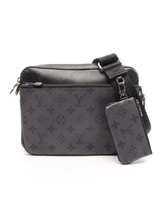 Louis Vuitton Shoulder Bag Trio Messenger Leather