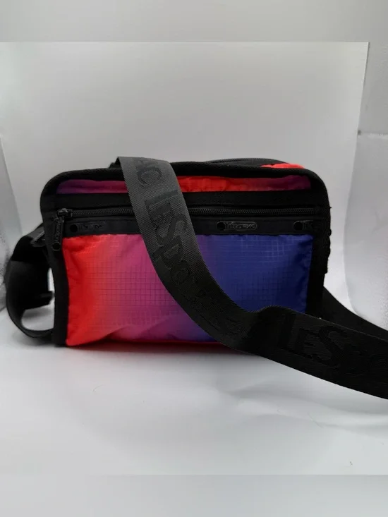 LeSportsac multicolored ombre nylon crossbody bag