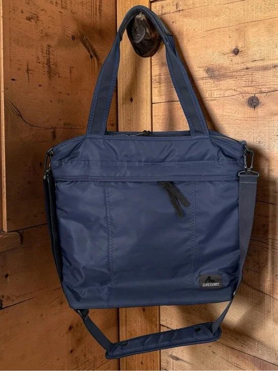 Gregory The Ascend Tote Bag 2-way urban shoulder bag Blue on orange interior