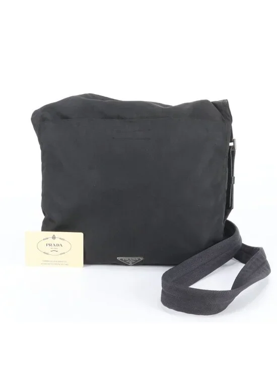 Prada Tessuto Nylon Shoulder Bag Crossbody Messenger