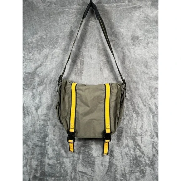 Gap Messenger Bag Vintage Crossbody School Y2K Biker Green Travel Nylon Gem