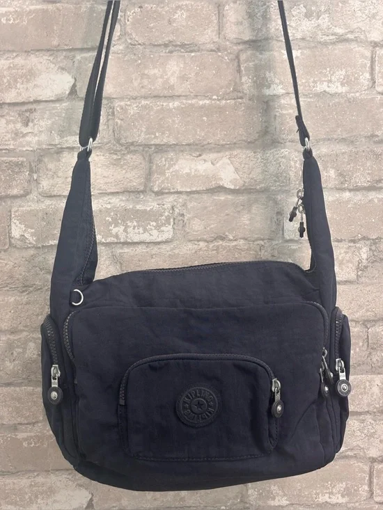 Kipling Navy Blue Crossbody Shoulder Bag - Versatile Everyday Carry