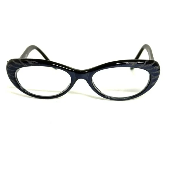Roberto Cavalli D'Arros‎ 778 Navy Blue Cat Eye Eyeglasses Frames Italy 51-17-140