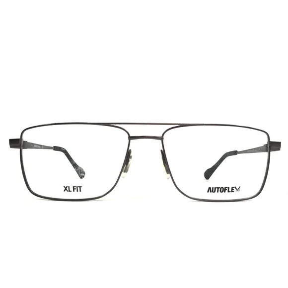 Autoflex by Flexon Eyeglasses Frames 109 033 Gunmetal Gray Full Rim 58-17-150