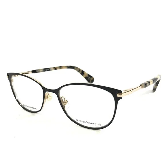 Kate Spade Eyeglasses Frame JABRIA 807 Black Tortoise Cat Eye Full Rim 51-17-140