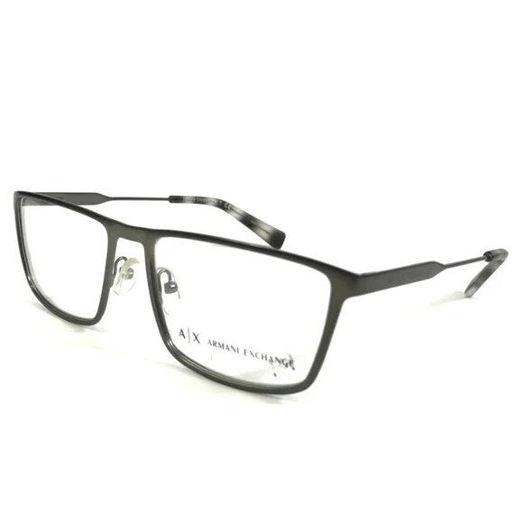 Armani Exchange Eyeglasses Frames AX1022 6088 Matte Gunmetal Gray 55-17-140