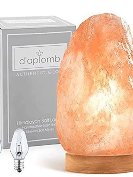 Natural Himalayan Salt Lamp Hand Carved Natural Chunk Pink Crystal Rock Salt