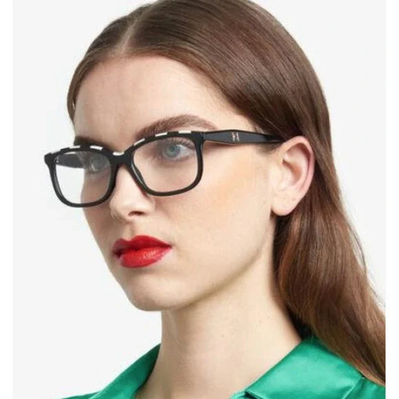 NWT Carolina Herrera HER0147-80S-54 080S Blck 54mm Eyeglasses