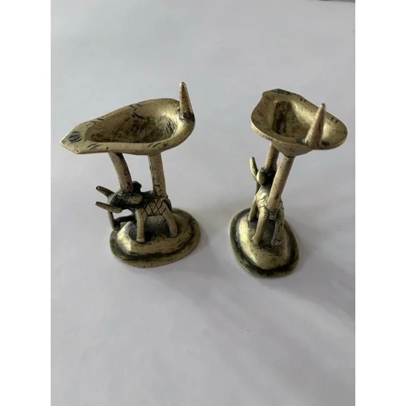 Vintage Elephant, Lamp, Pair, Native Duo, Exquisite, Elephant Lamps ‎ 3027