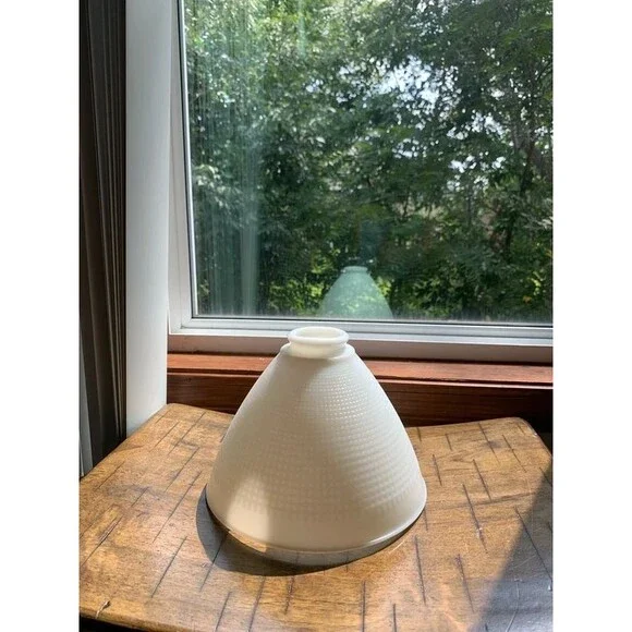 Corning Milk Glass Torchiere Lampshade No. 82012 Size 6.5”