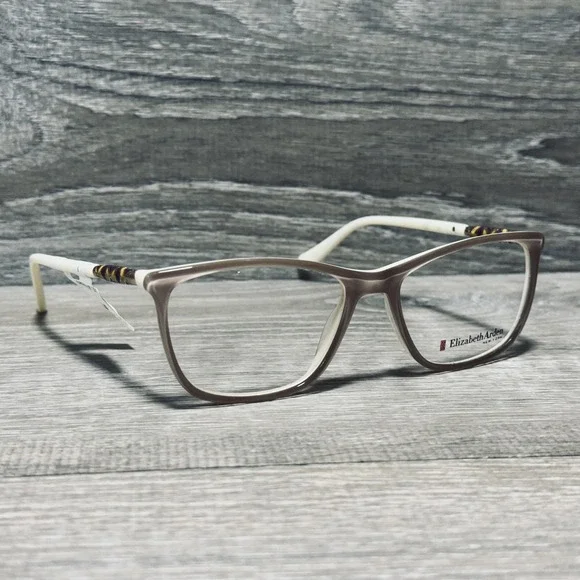 Elizabeth Arden EA 1181 55-17 Eyeglass Frames Womens Beige Argyle‎ Square 140
