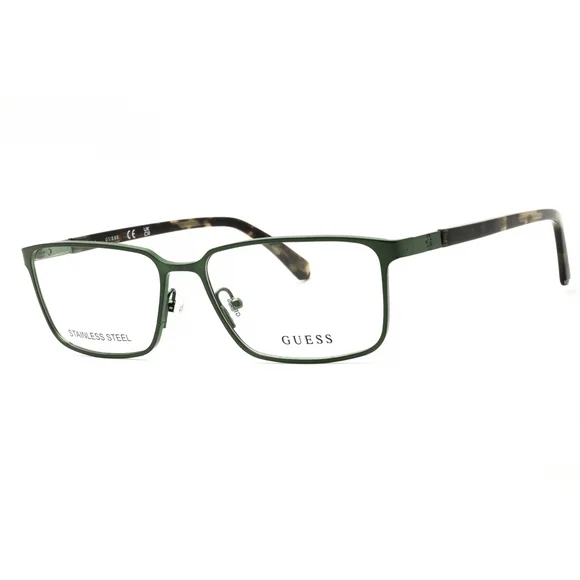 NWT Guess GU50244 Matte Dark Rectangle 57mm Eyeglasses