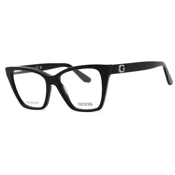 NWT Guess GU50235 Black Cat Eye 50mm Eyeglasses