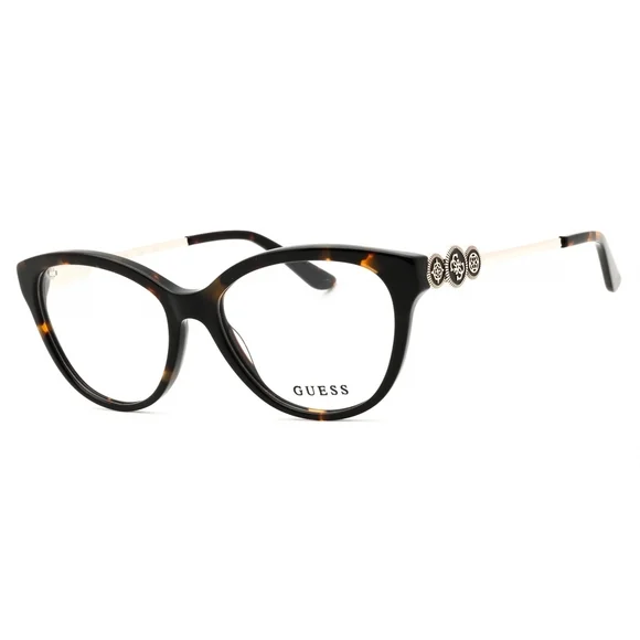 NWT Guess GU50230 Dark Havana Cat Eye 53mm Eyeglasses