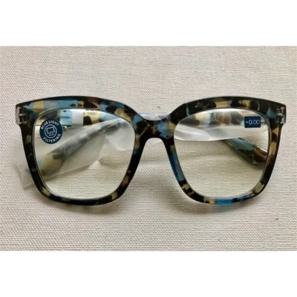 New Next Level Blue Quartz Peepers Blue Light Block Glasses‎ +0.00.