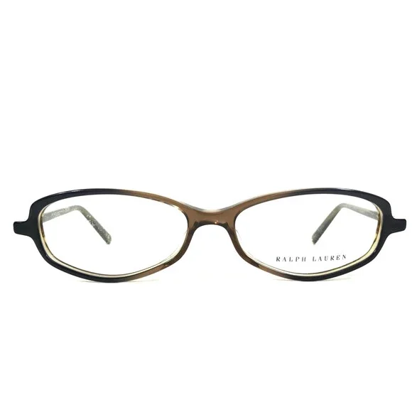 Vintage Ralph Lauren Petite Eyeglasses Frames RL1368 1H4 Brown Blue 50-14-140