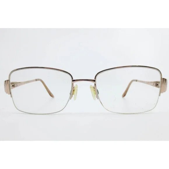 Sophia Loren Zyloware 225 Rose Gold Semi Rimless Eyeglasses Frames 52-18-135
