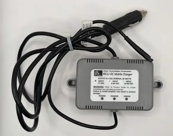 Zebra RCLI-DC Mobile Charger CC16614-G9 12V Car Adapter ZQ520 ZQ510 Used