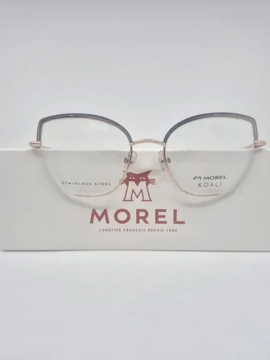 MOREL Koali 20119K PB10 52mm Blue and Rose Gold New Eyeglasses Made in France